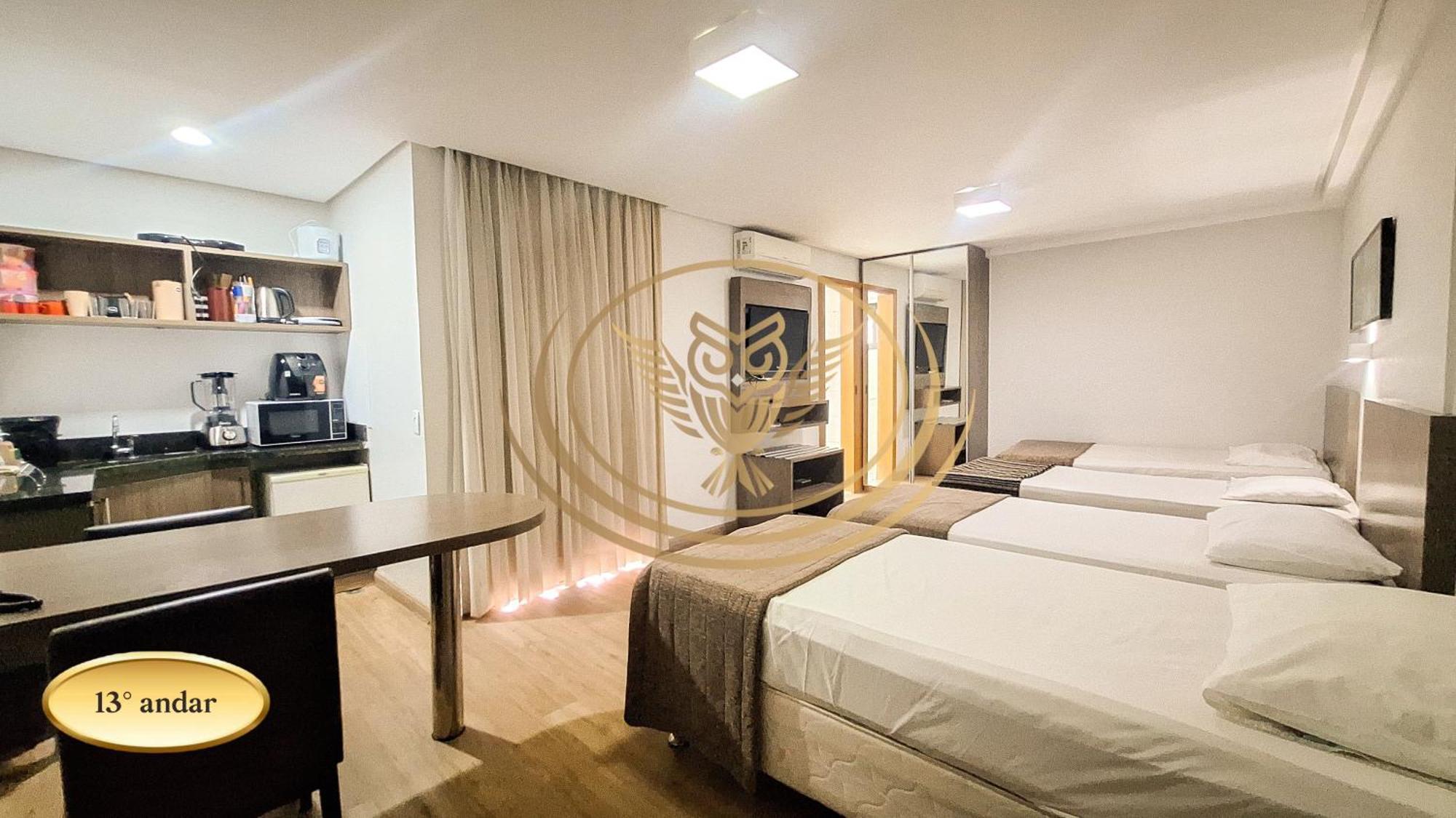 Apartamento Coruja Imob - Flat Crystal Place Goiânia